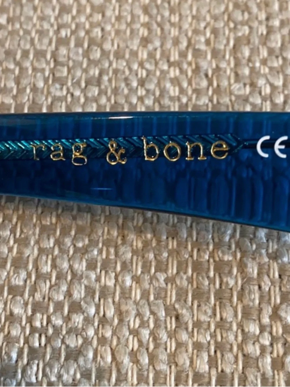 NWT Rag & Bone Black & Blue 54mm Cateye Sunglasses